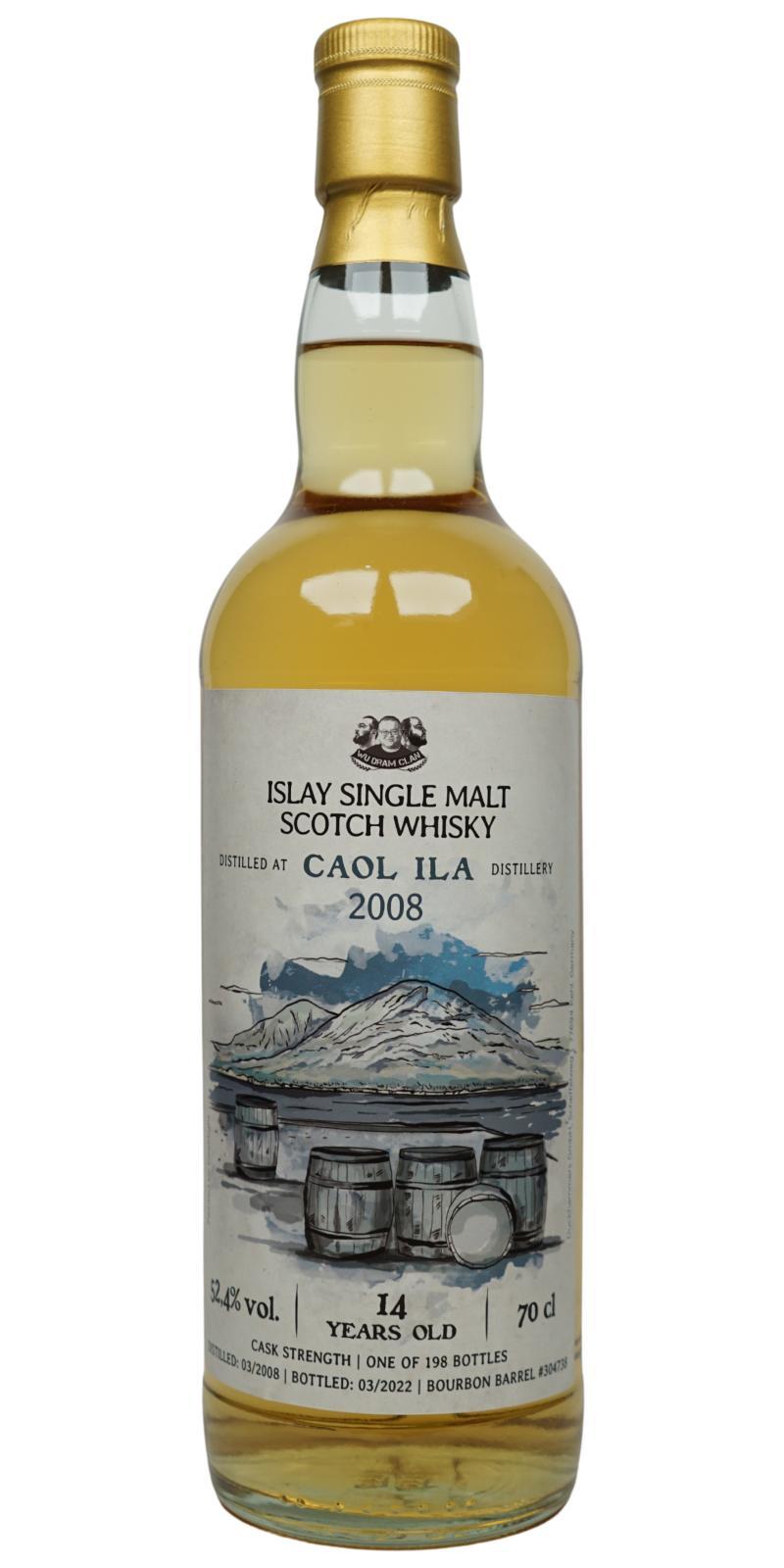 Caol Ila 2008 DRFS Wu Dram Clan Lighthouse Series
