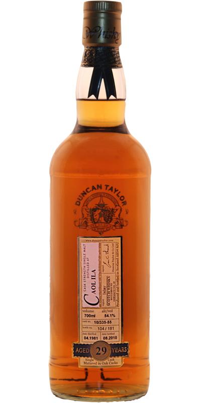 Caol Ila 1981 DT Rare Auld