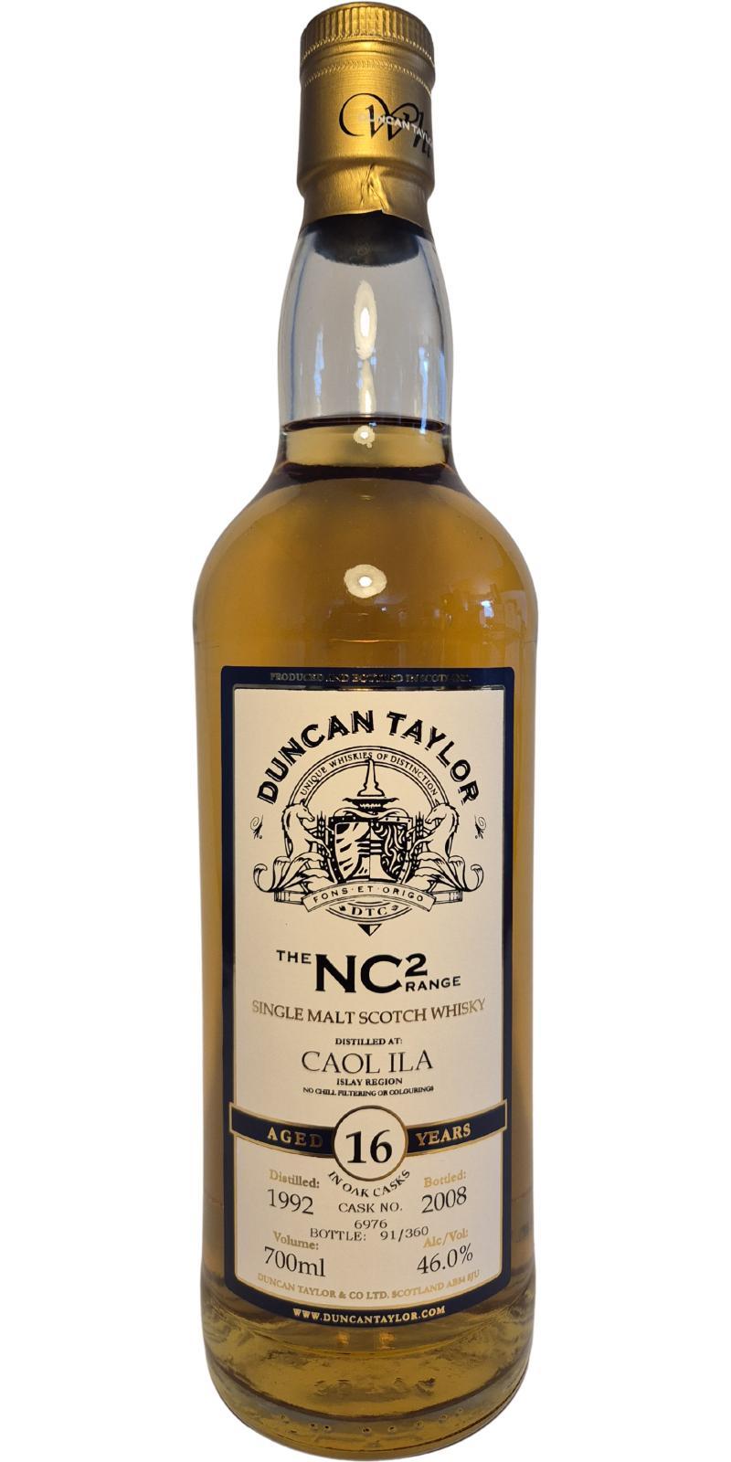 Caol Ila 1992 DT NC² Range