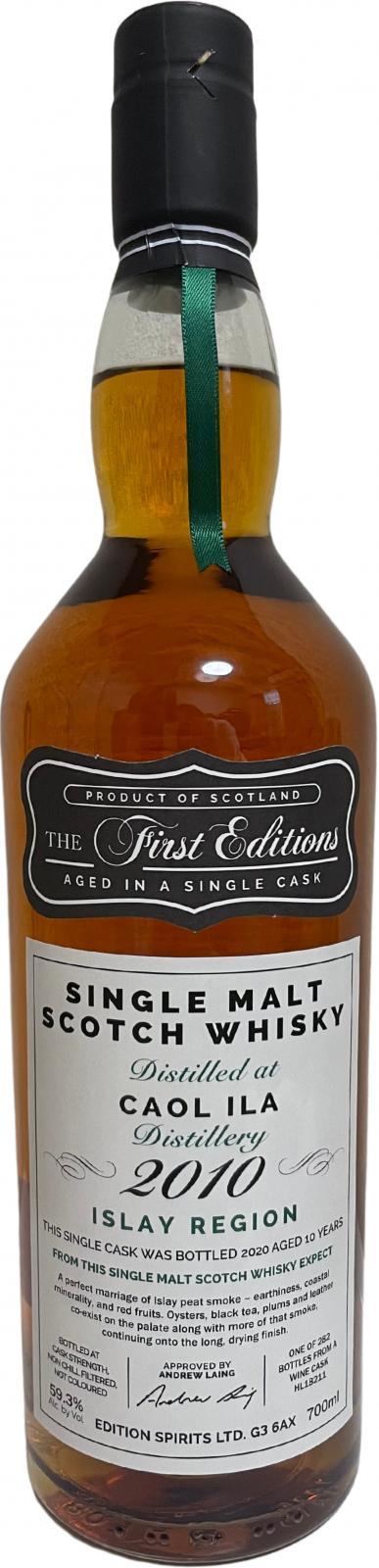 Caol Ila 2010 ED The First Editions