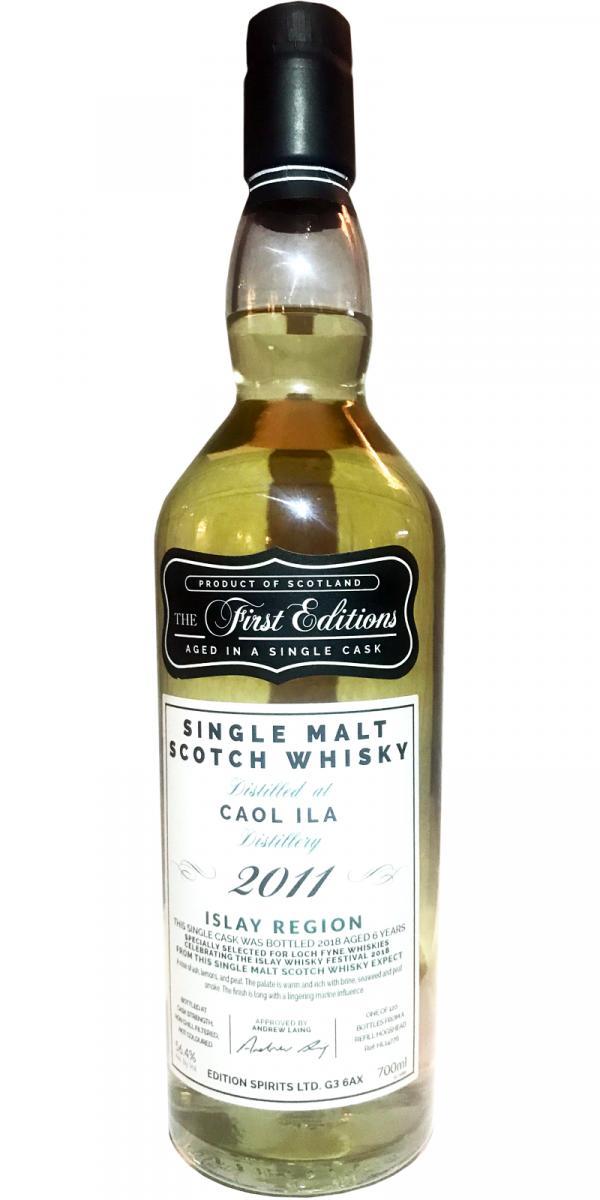 Caol Ila 2011 ED The First Editions