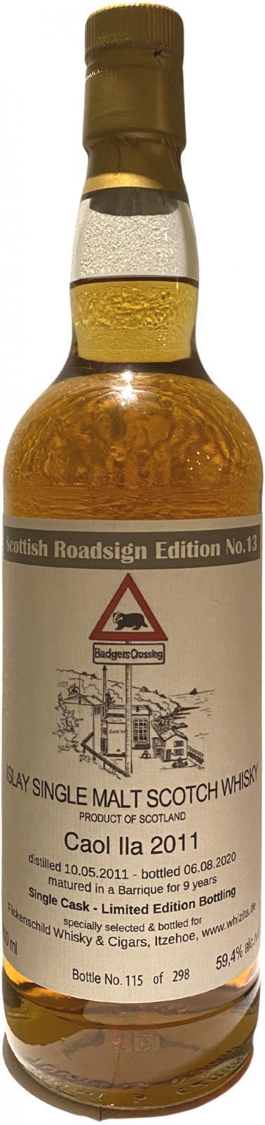 Caol Ila 2011 Fs Scottish Roadsign Edition No. 13