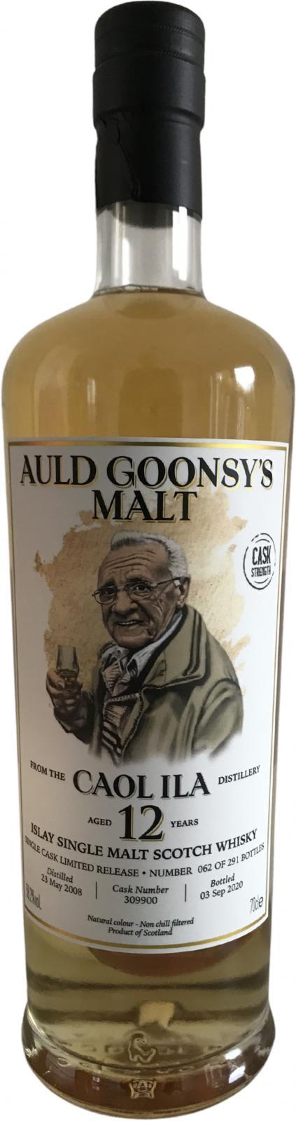 Caol Ila 2008 GWhL Auld Goonsy's