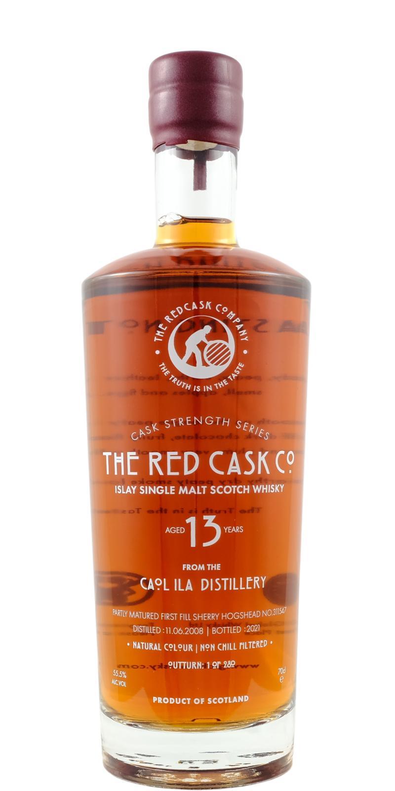 Caol Ila 2008 GWhL The Red Cask Co.
