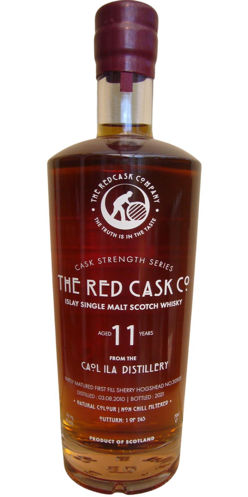 Caol Ila 2010 GWhL The Red Cask Co.