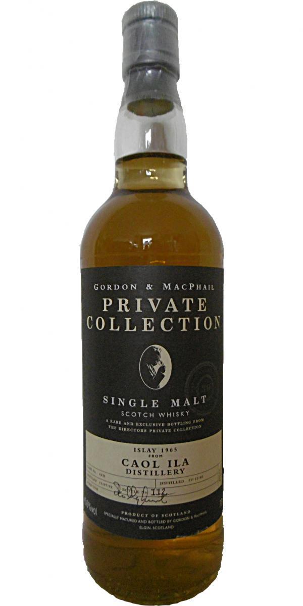 Caol Ila 1965 GM Private Collection