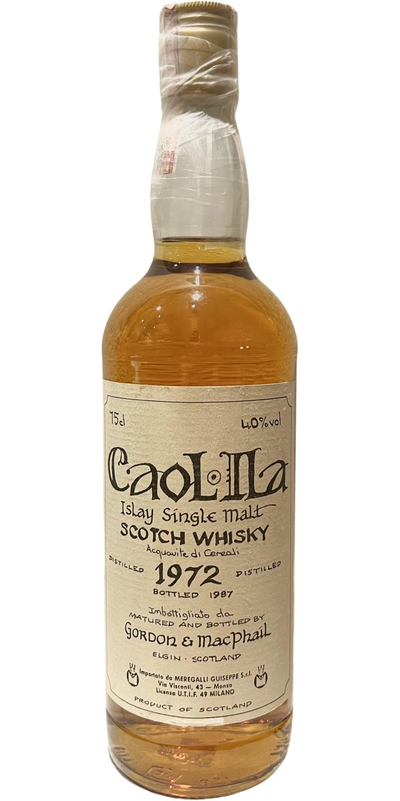 Caol Ila 1972 GM Meregalli Giuseppe s.r.l.