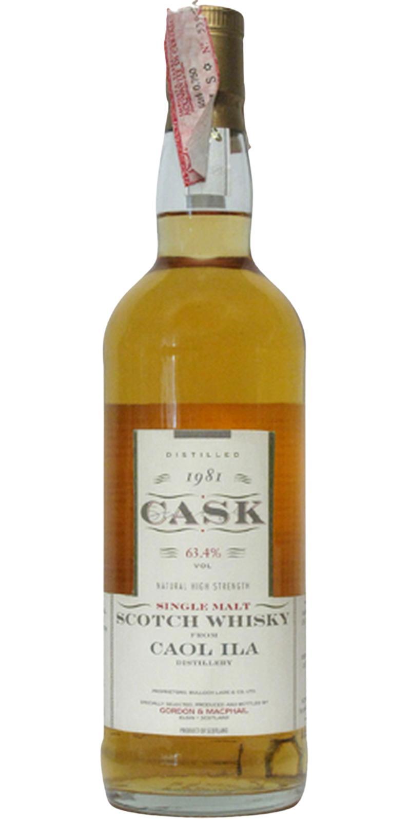 Caol Ila 1981 GM Cask Strength