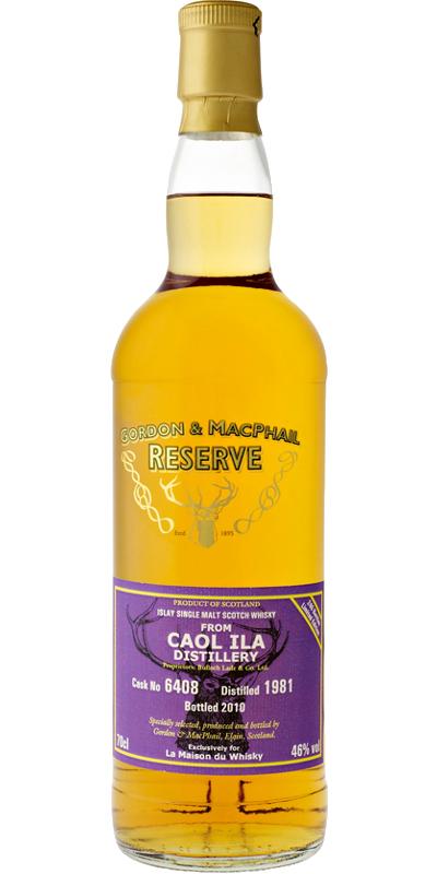 Caol Ila 1981 GM Reserve for LMDW