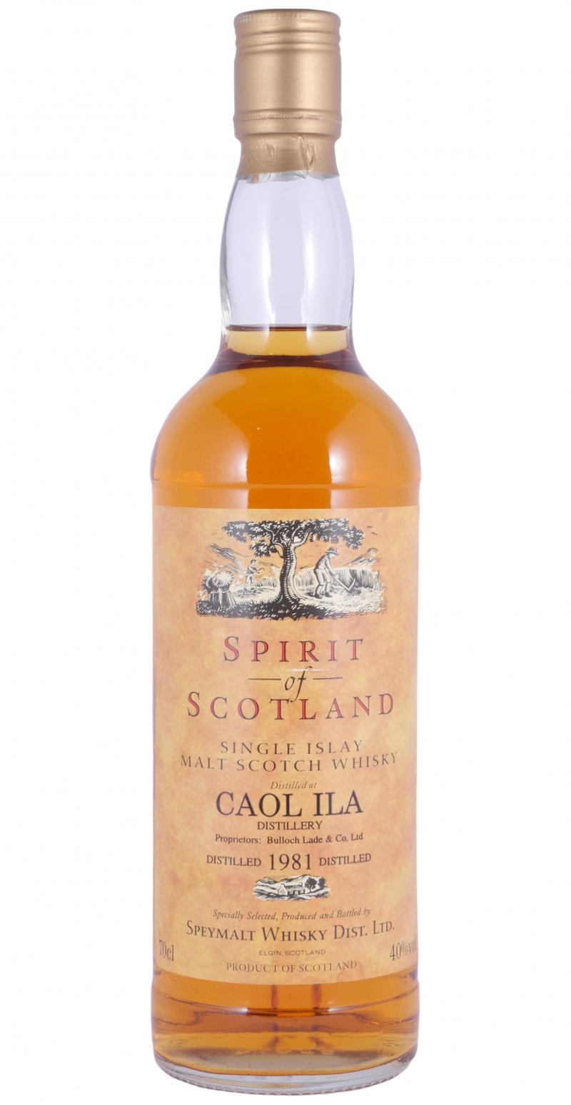 Caol Ila 1981 GM Spirit of Scotland