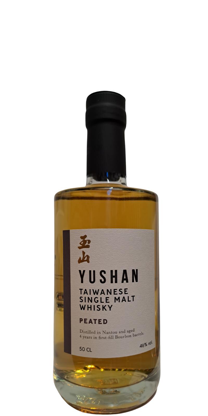 Yushan Taiwanese single malt Peated