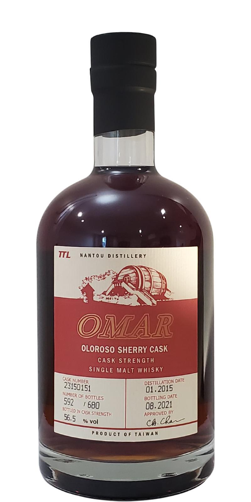 Nantou Omar Oloroso Sherry Cask - Cask Strength
