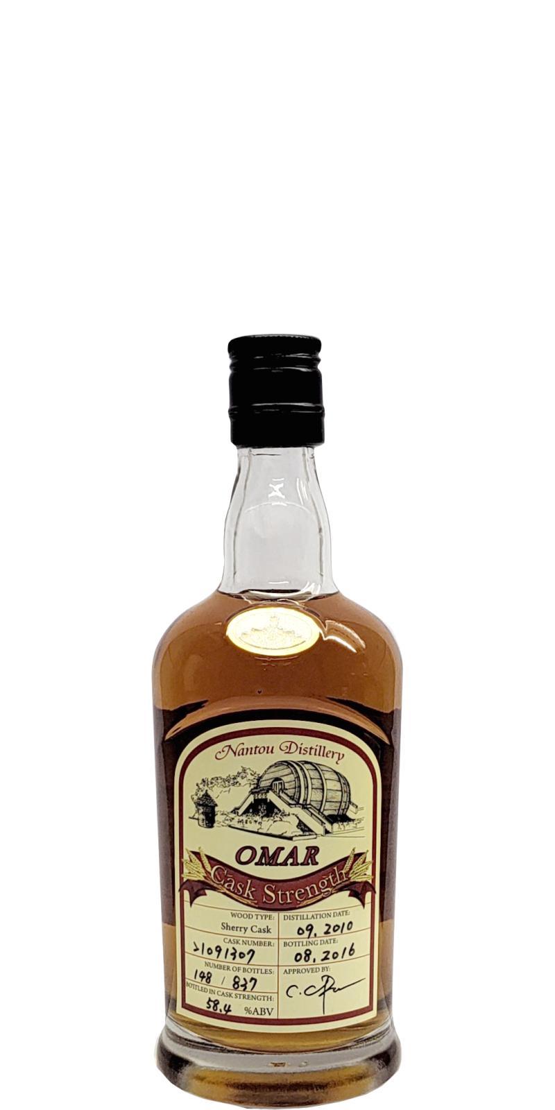 Nantou Omar 2010 Cask Strength