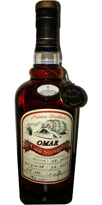 Nantou Omar 2013 Cask Strength