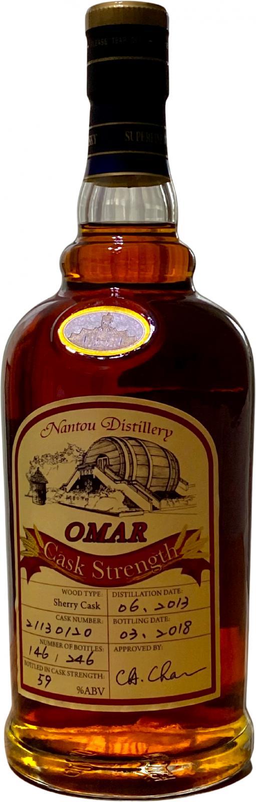 Nantou Omar 2013 Cask Strength