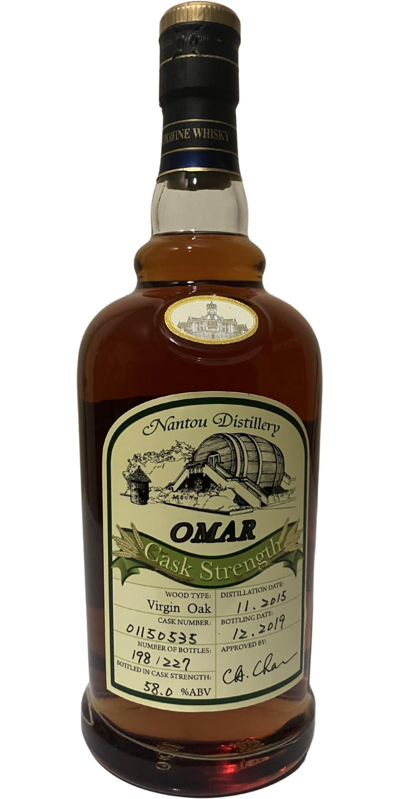 Nantou Omar 2015 Cask Strength