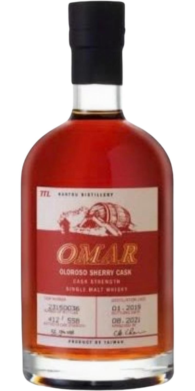 Nantou Omar 2015 Oloroso Cask Cask Strength