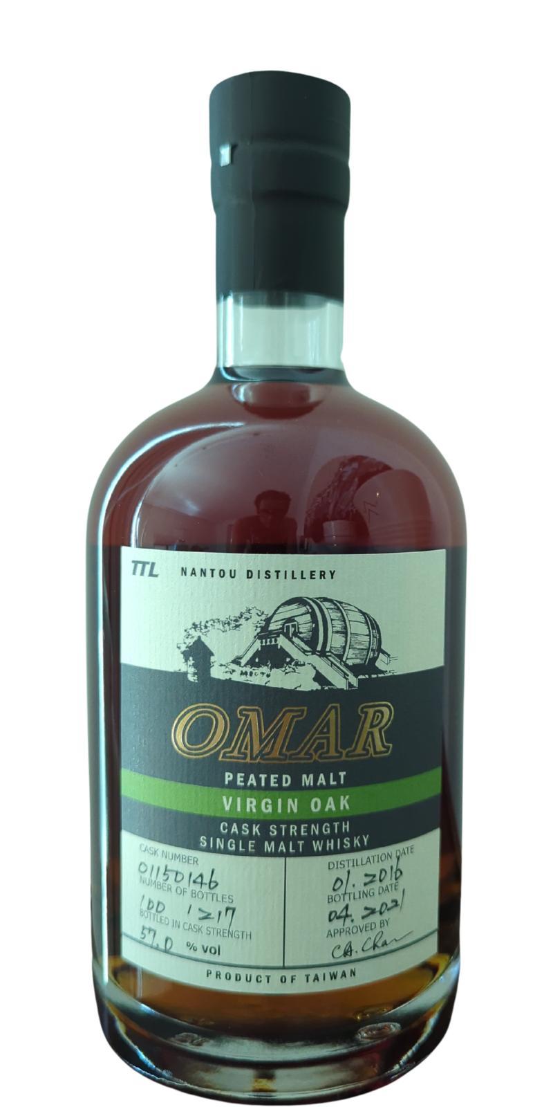 Nantou Omar 2016 Peated Malt