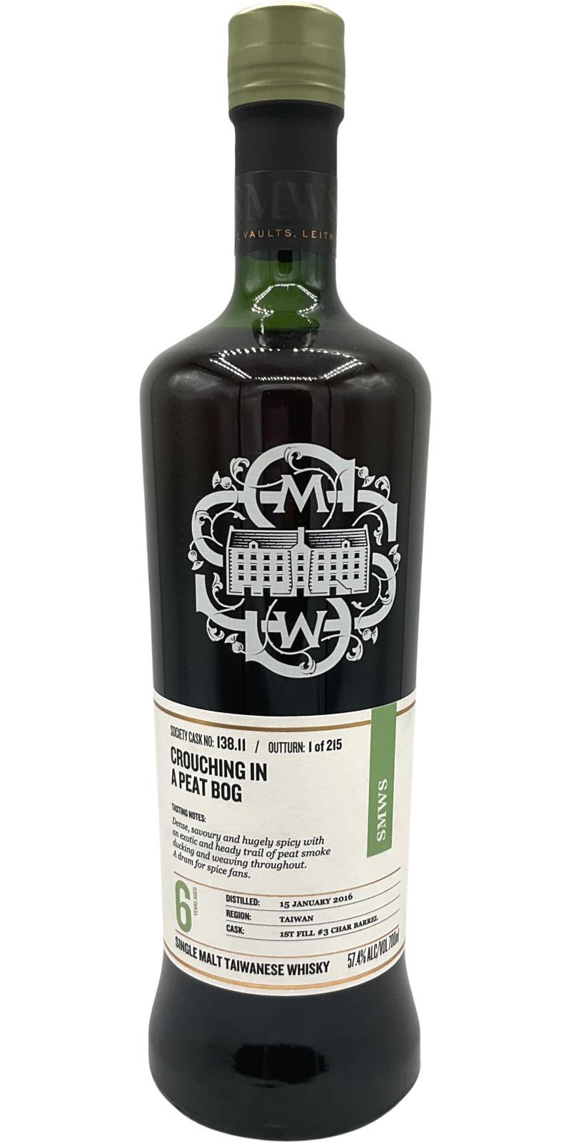 Nantou 2016 SMWS 138.11 Crouching peat, hidden piggy