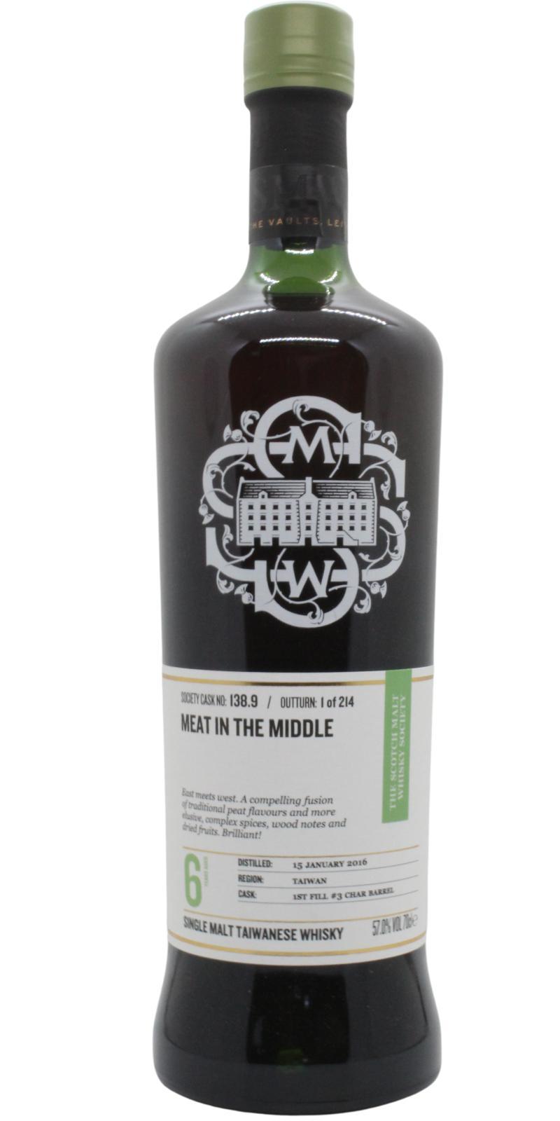 Nantou 2016 SMWS 138.9 Meat in the middle