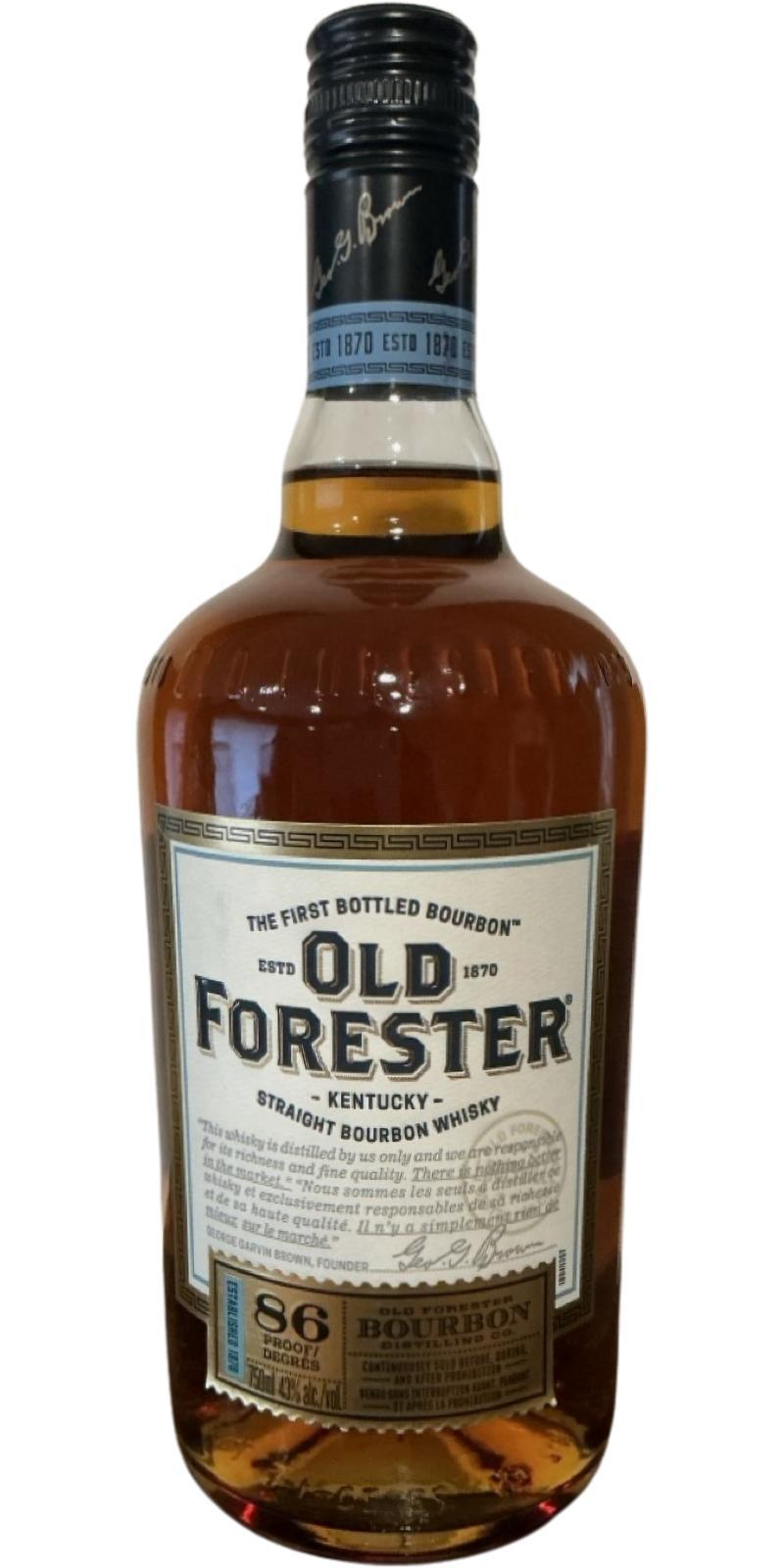Old Forester 04-year-old 86 Proof