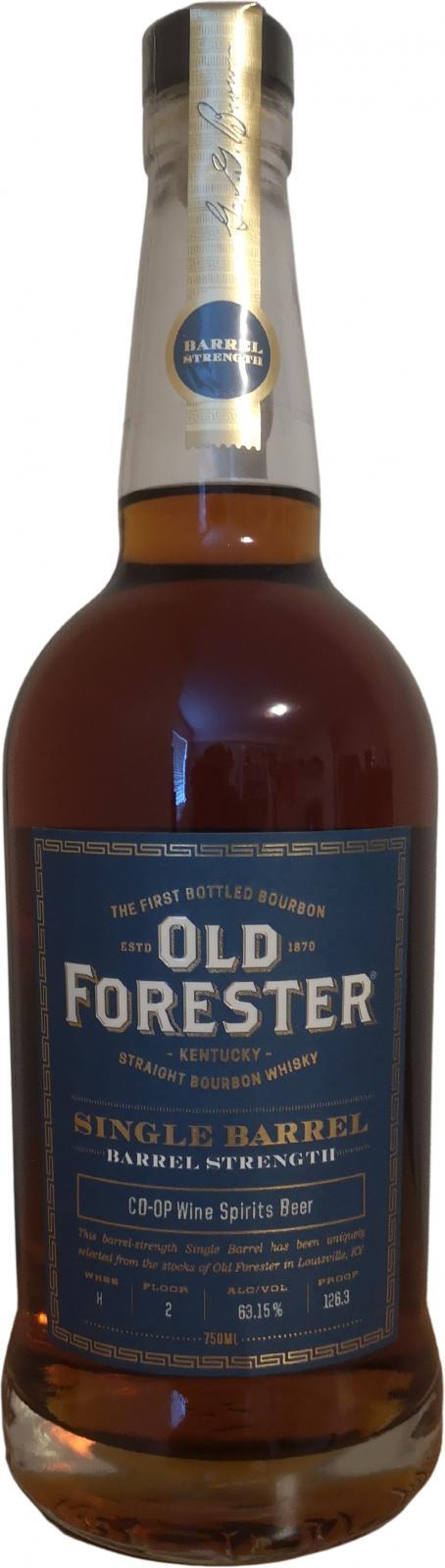 Old Forester Single Barrel Barrel Strength