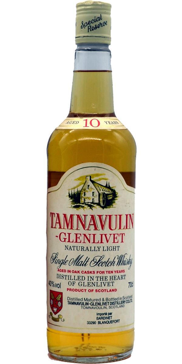 Tamnavulin 10-year-old Naturally Light