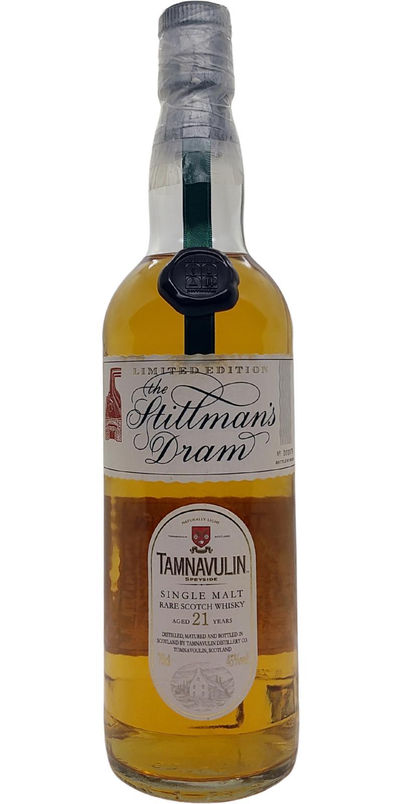 Tamnavulin 21-year-old The Stillman's Dram