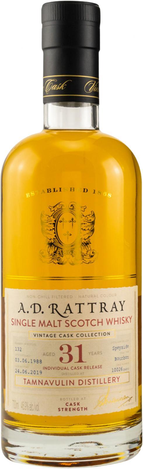 Tamnavulin 1988 DR Vintage Cask Collection