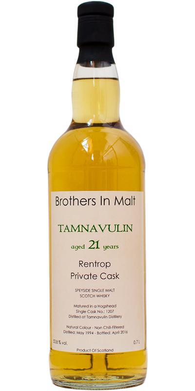 Tamnavulin 1994 BiM Rentrop Private Cask