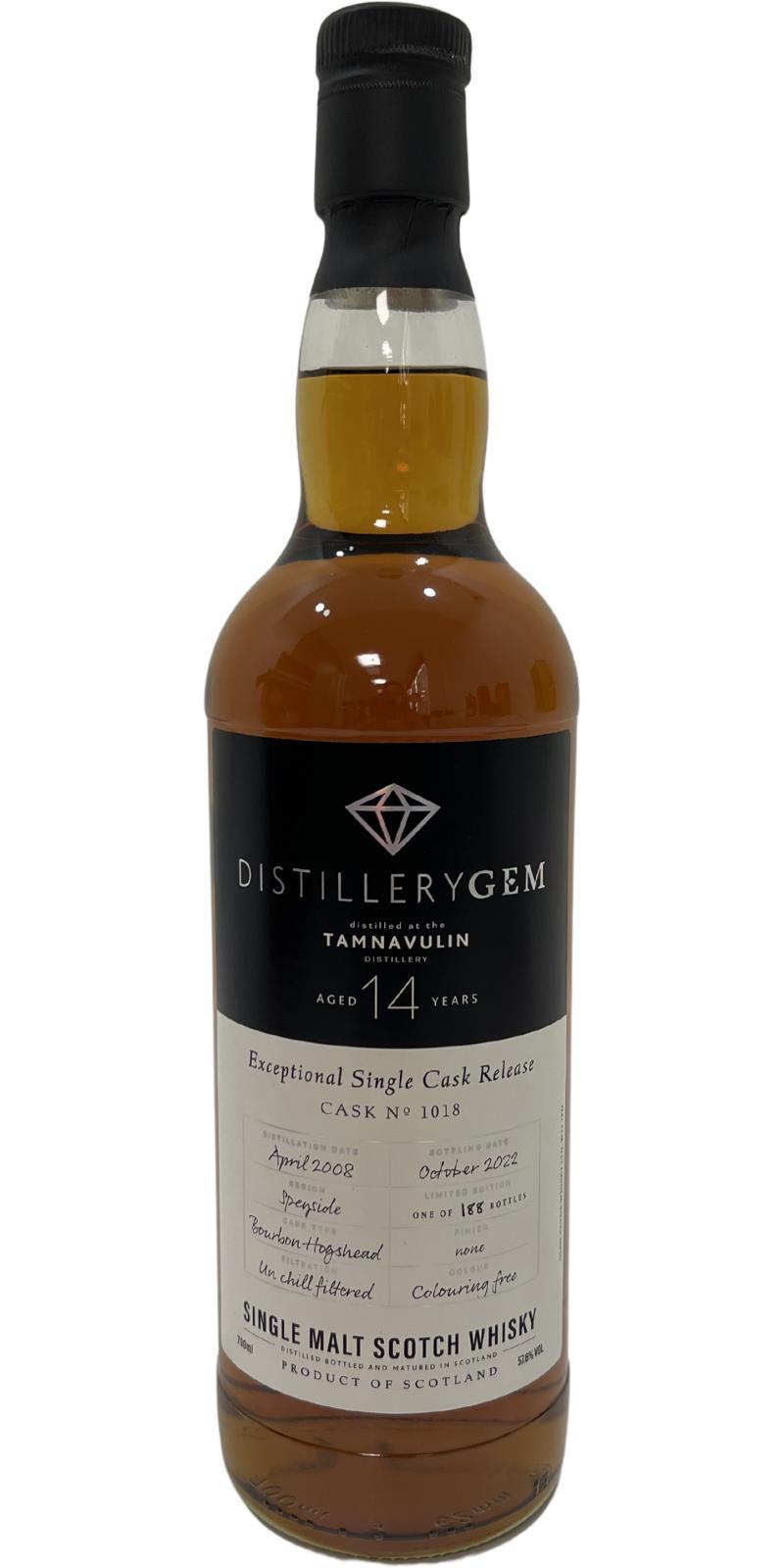 Tamnavulin 2008 GCWL Distillery Gem