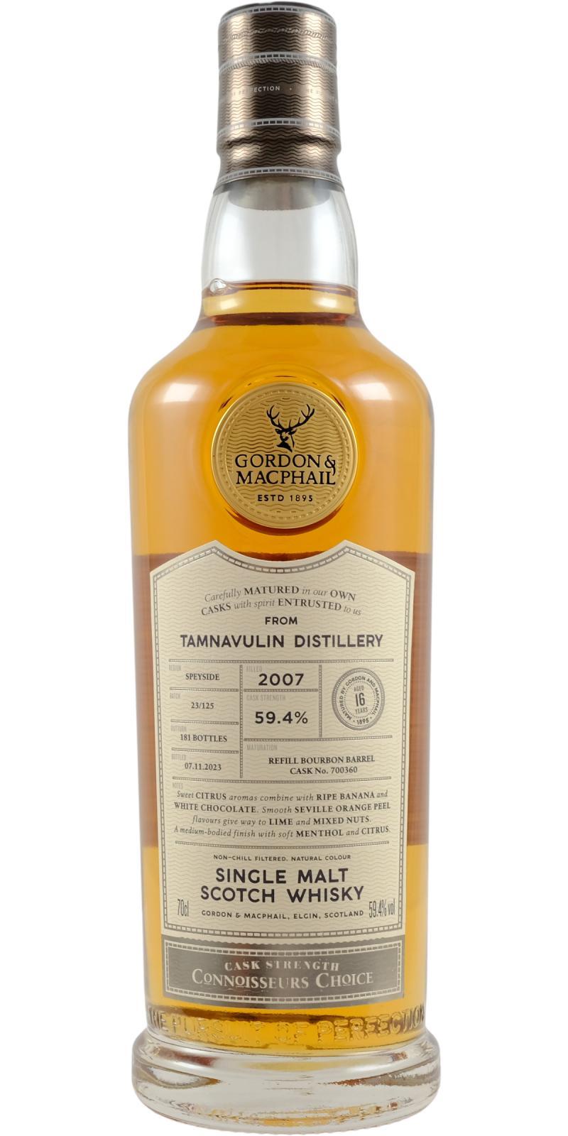 Tamnavulin 2007 GM Connoisseurs Choice