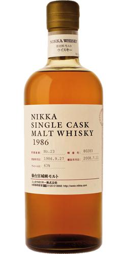 Miyagikyo 1986 Single Cask Warehouse #23