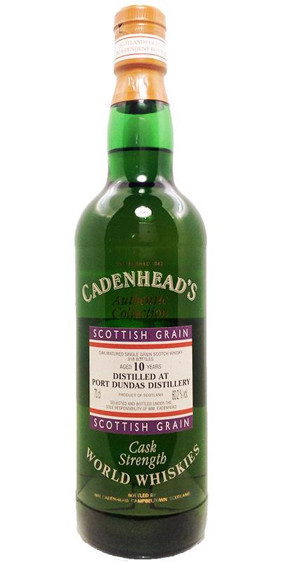 Port Dundas 10-year-old CA Authentic Collection - World Whiskies