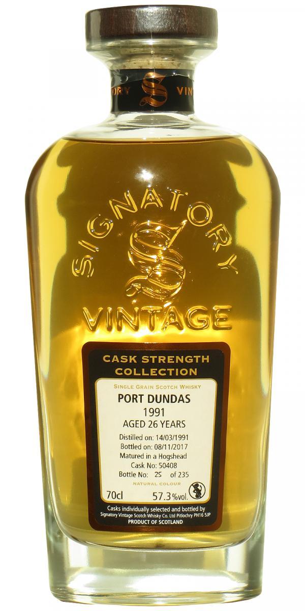 Port Dundas 1991 SV Cask Strength Collection