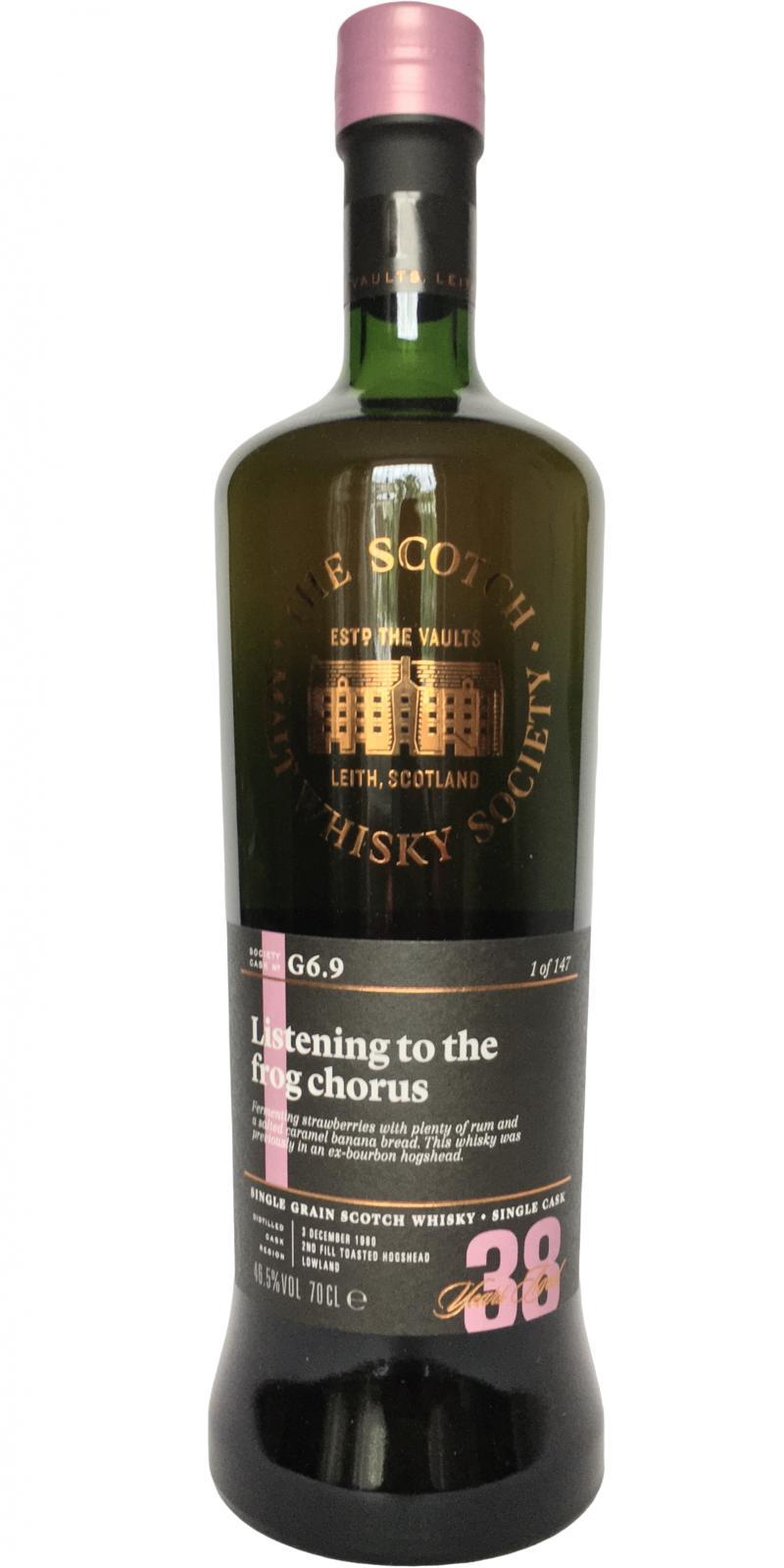 Port Dundas 1980 SMWS G6.9 Listening to the frog chorus