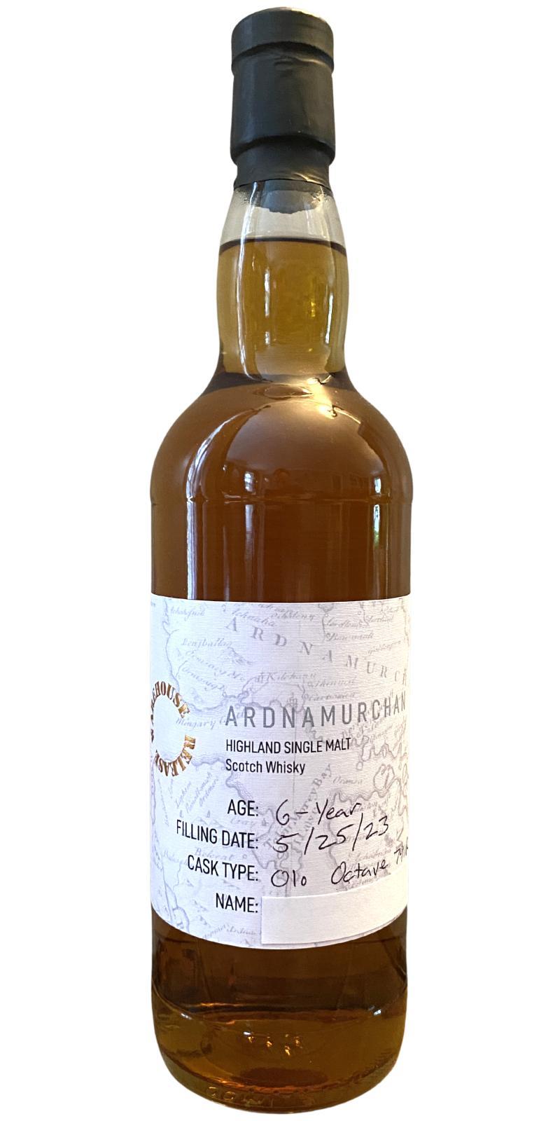 Ardnamurchan 06-year-old Warehouse Release - Handbottled at Visitor Center