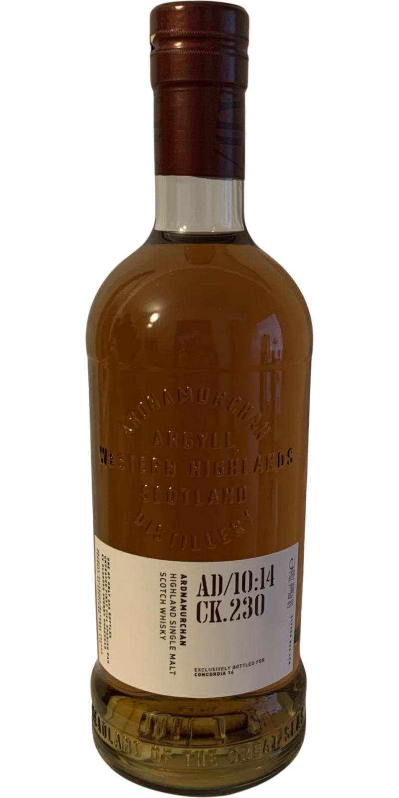 Ardnamurchan 2014 AD/10.14 CK.230 Private Cask Bottling