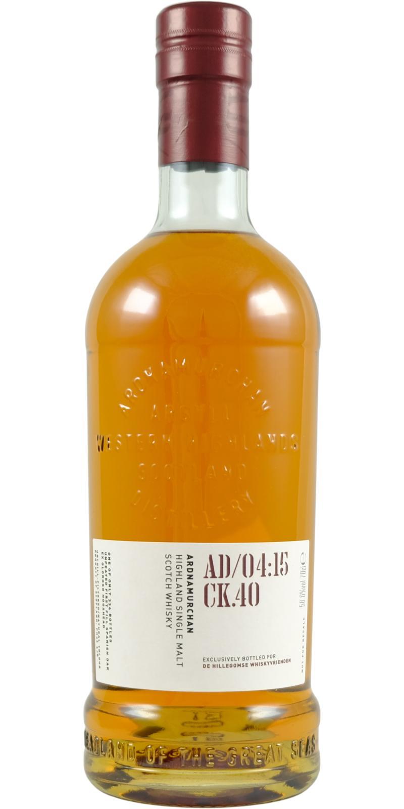 Ardnamurchan 2015 AD/04:15 CK.40 Private Cask Bottling