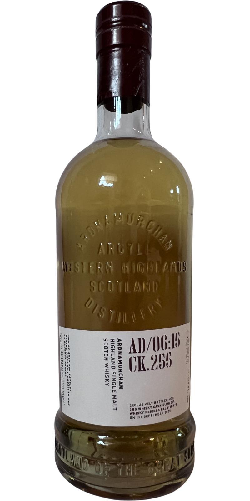 Ardnamurchan 2015 AD/06:15 CK.255 Private Cask Bottling