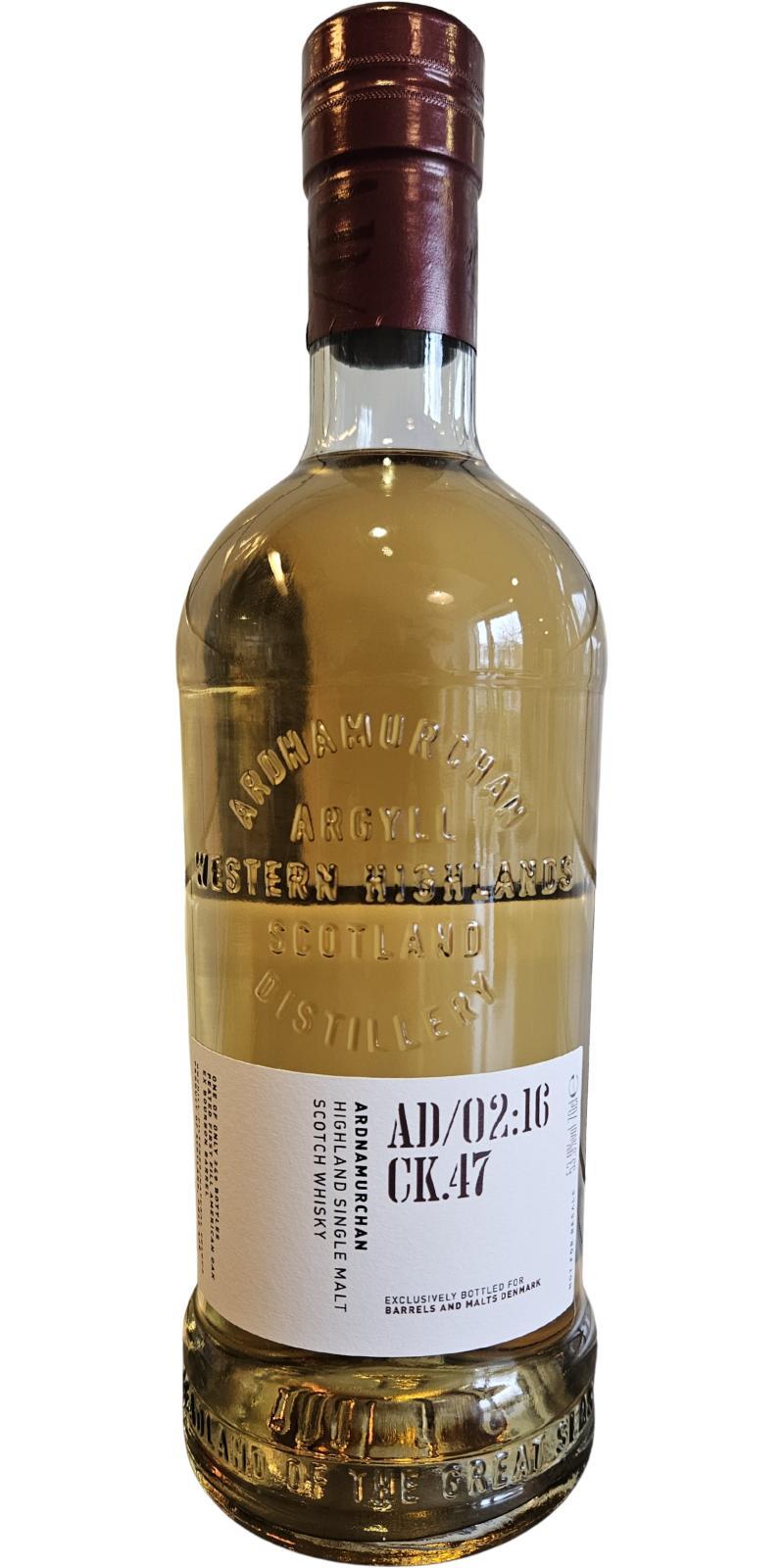 Ardnamurchan 2016 AD/02:16 CK.47 Private Cask Bottling