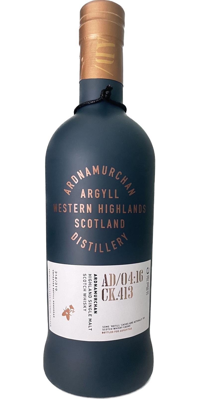 Ardnamurchan 2016 AD/04:16 CK.413 Single Cask