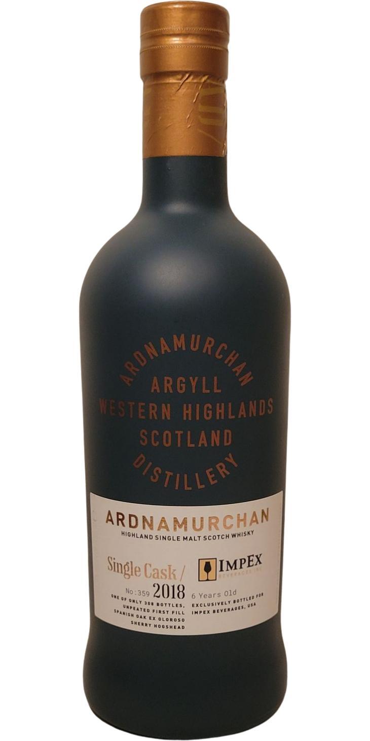 Ardnamurchan 2018 Single Cask