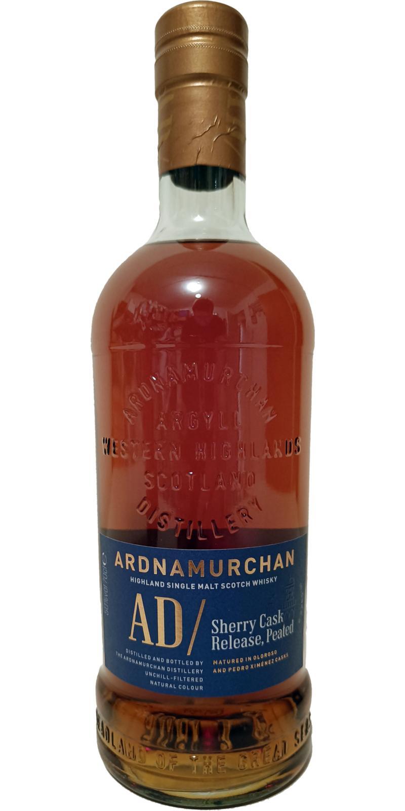 Ardnamurchan 2018 AD/ Sherry Cask Release, Peated