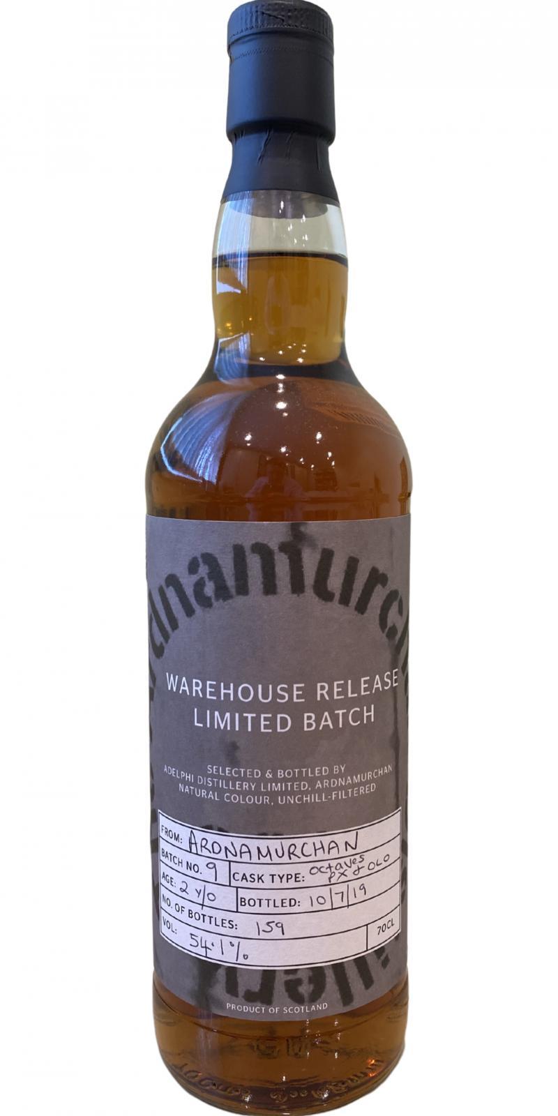 Ardnamurchan 02-year-old AD Warehouse Release - Limited Batch