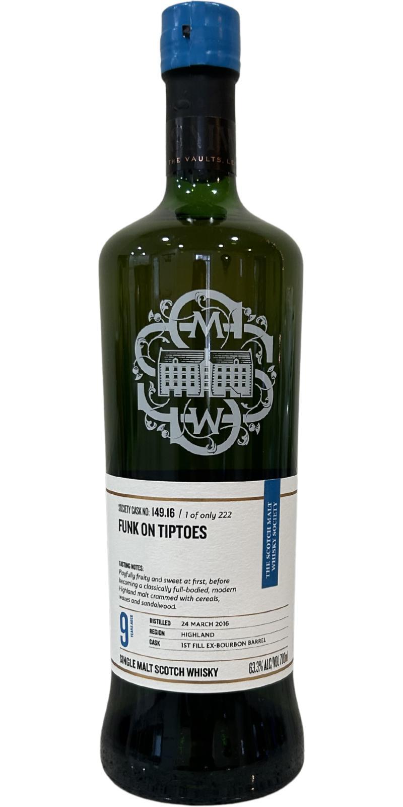 Ardnamurchan 2016 SMWS 149.16 Funk on tiptoes