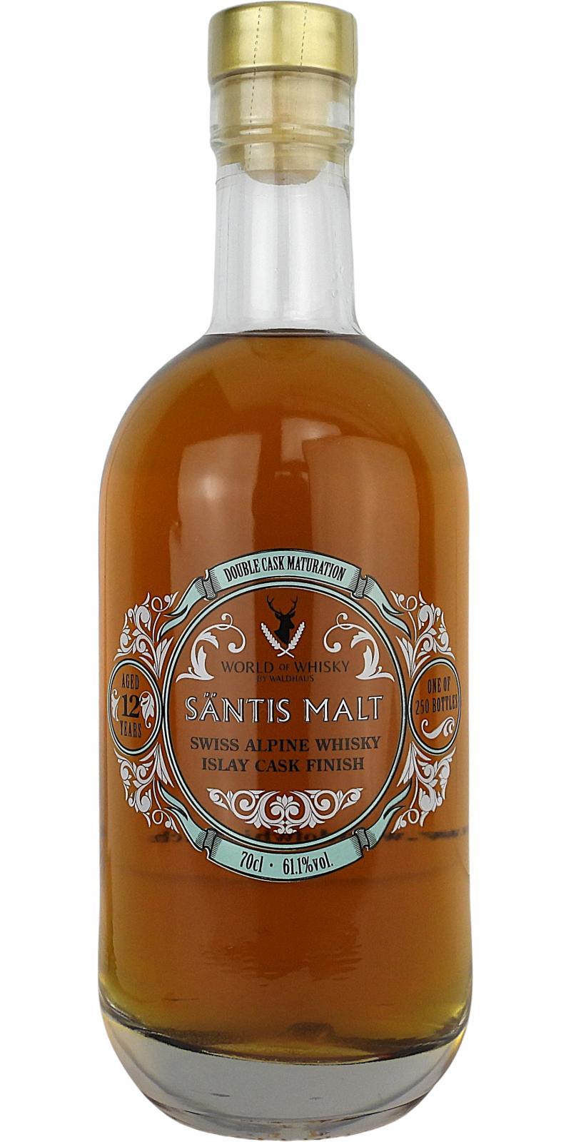 Säntis Malt 12-year-old Swiss Alpine Whisky - Double Cask Maturation
