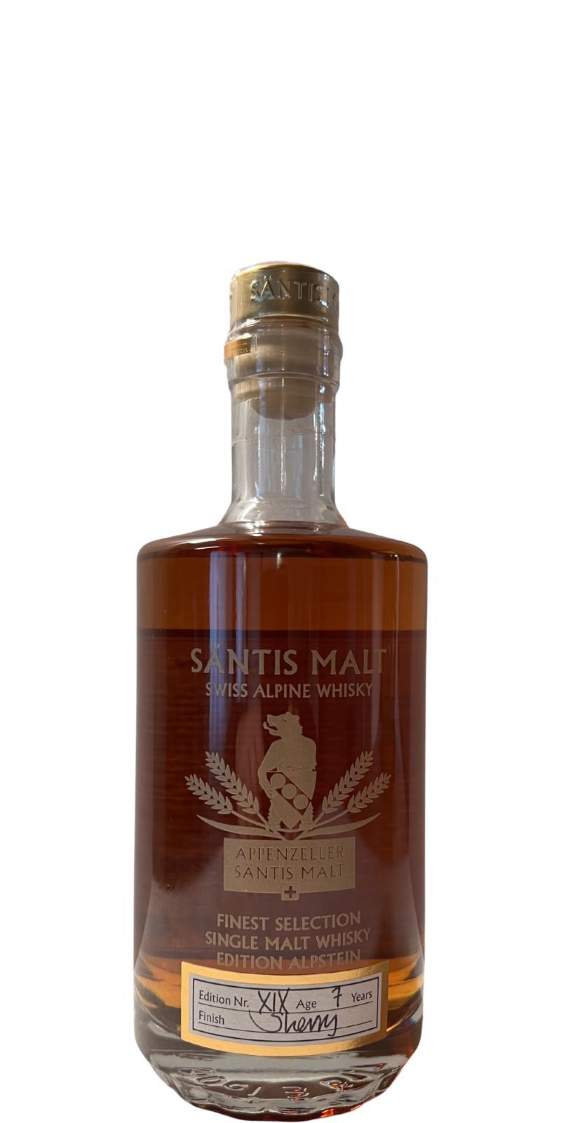 Säntis Malt Edition Alpstein Finest Selection Edition XIX