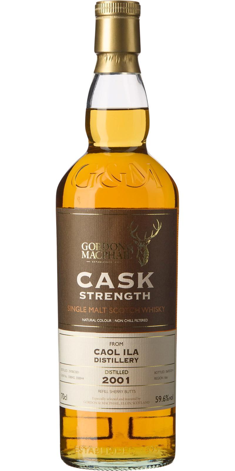 Caol Ila 2001 GM Cask Strength