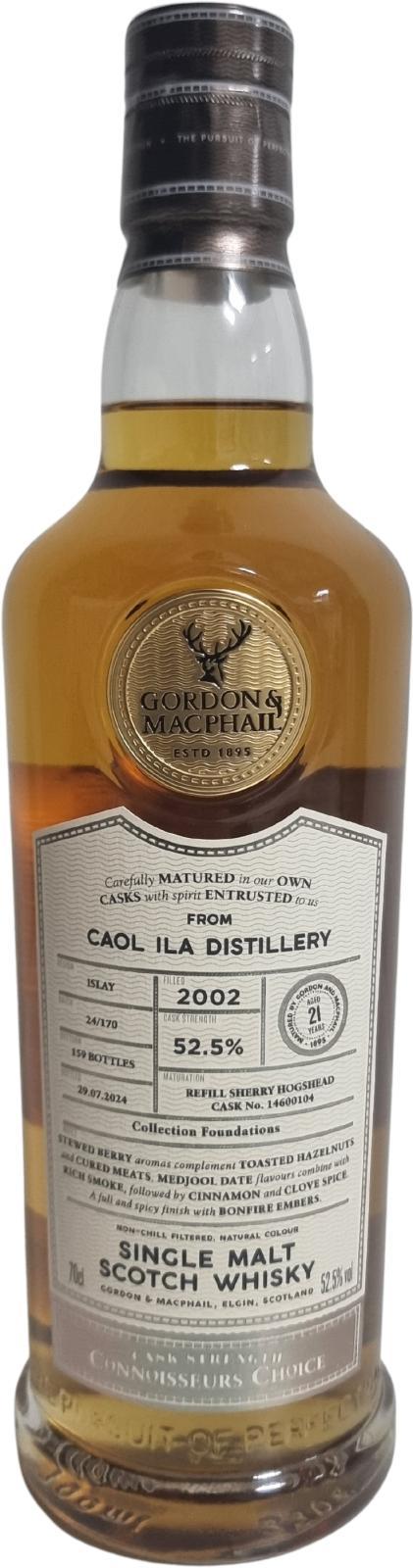 Caol Ila 2002 GM Connoisseurs Choice - Cask Strength